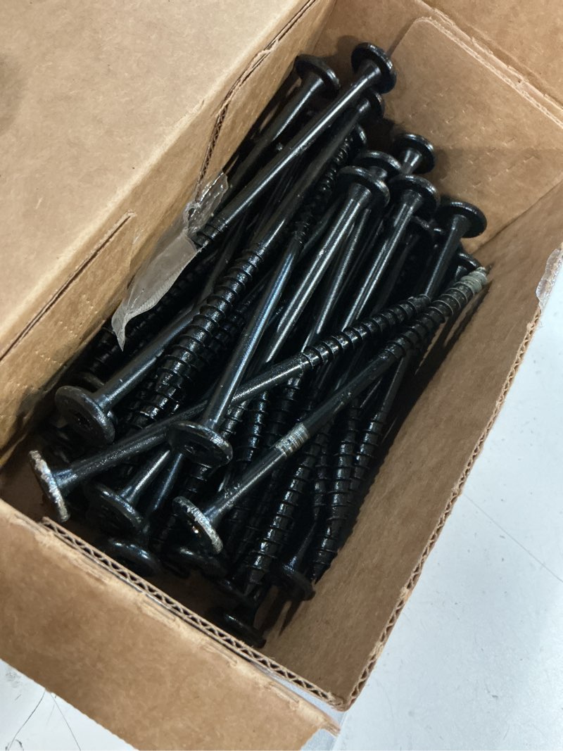Condition photo showing As Is for fastenmaster headlok 4.5 in. l torx ttap t30 coarse structural wood screws 50 pk