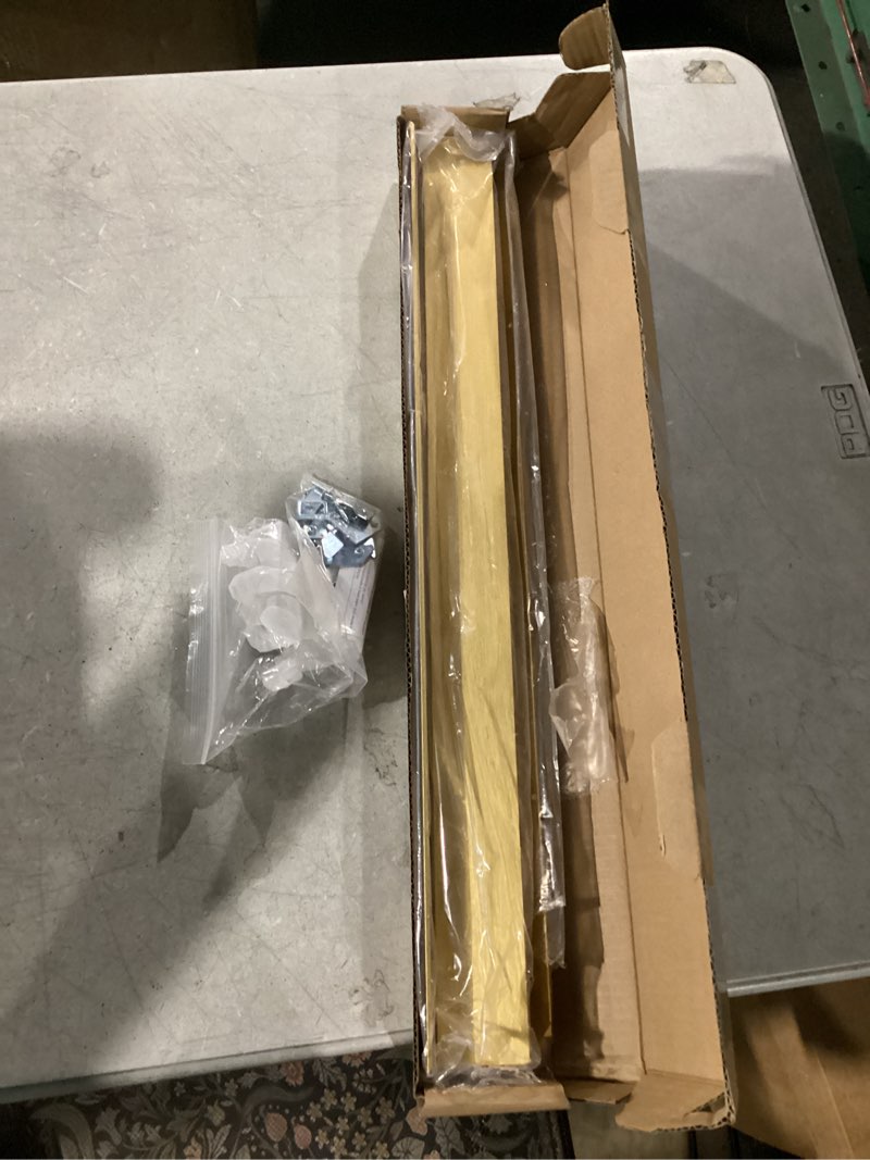 Condition photo showing Good Condition for Floating Frame for 24x24 Canvas Paintings Prints, 1.5” Deep DIY Metal Floater Frame for Portrait Landscape Oil Paintings Art Show Gallery Wall Home Office Living Room Decor (Gold) 24x24" Gold