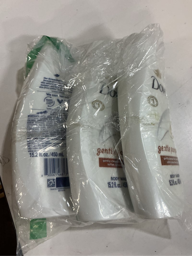 Condition photo showing Good Condition for Dove Body Wash - Gentle Pamper for Unisex - 25.36 oz Body Wash (Pack of 3)