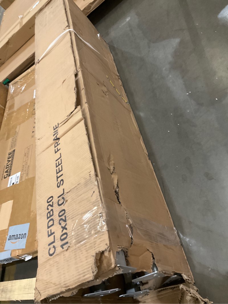 Condition photo showing Good Condition for impact canopy 10' x 20' pop-up canopy tent frame, replacement heavy-duty steel frame with dust cover 10x20 commercial grade steel frame