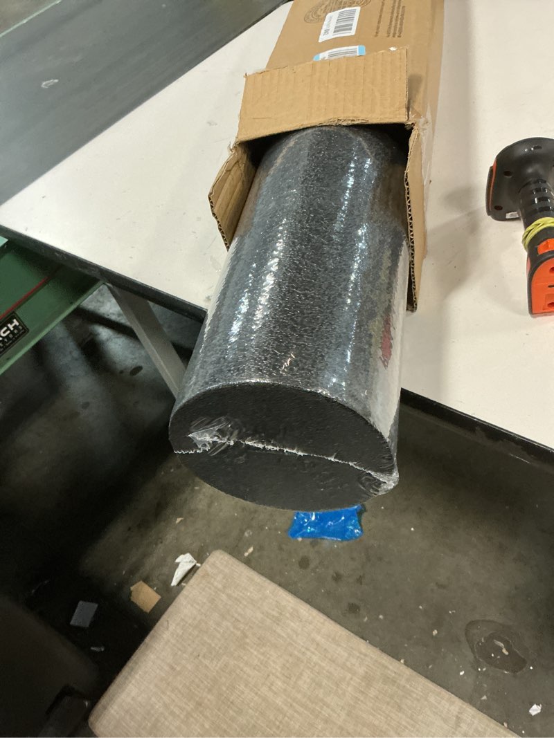 Condition photo showing New/Like New for Yes4All Medium Firm Round PE Foam Roller 12, 18, 24, 36 Inches for Pilates, Yoga, Stretching, Balance & Core Exercises Black 36-inch