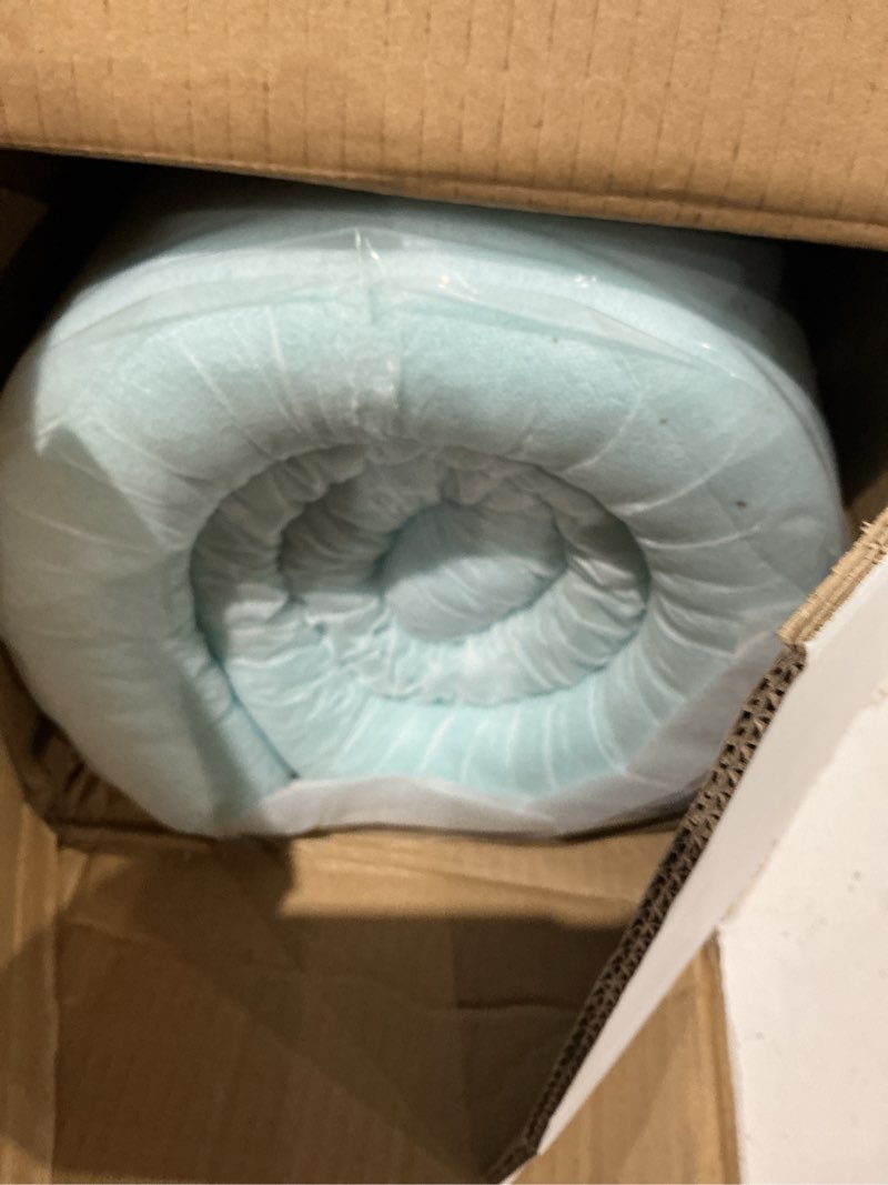 Condition photo showing Good Condition for linenspa memory foam mattress topper, queen size - 2 inch gel infused memory foam - plush feel - cooling and pressure relieving - certipur certified queen 2 inch classic gel