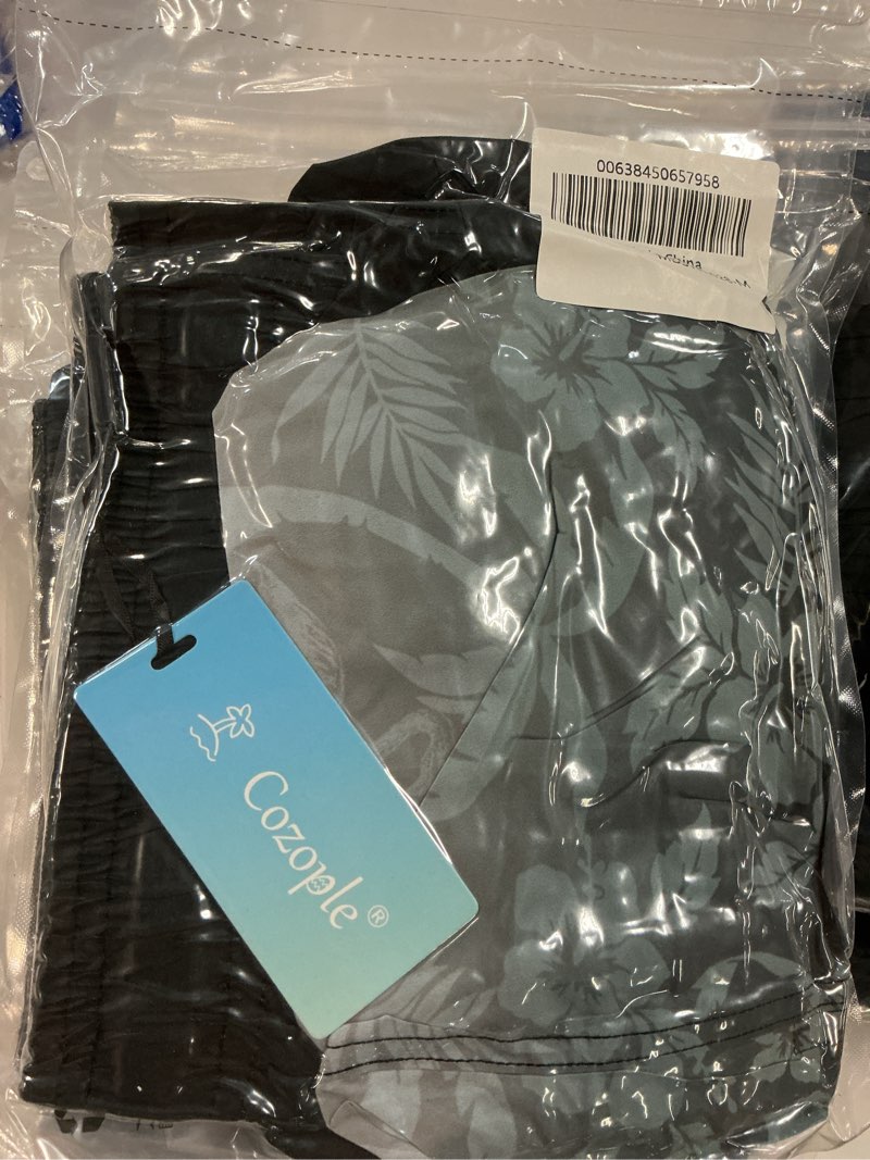 Condition photo showing New/Like New for grey m lollipie mens swimming trunks with compression liner swim shorts 7 inch quick dry bathing suit anti chafe boardshorts