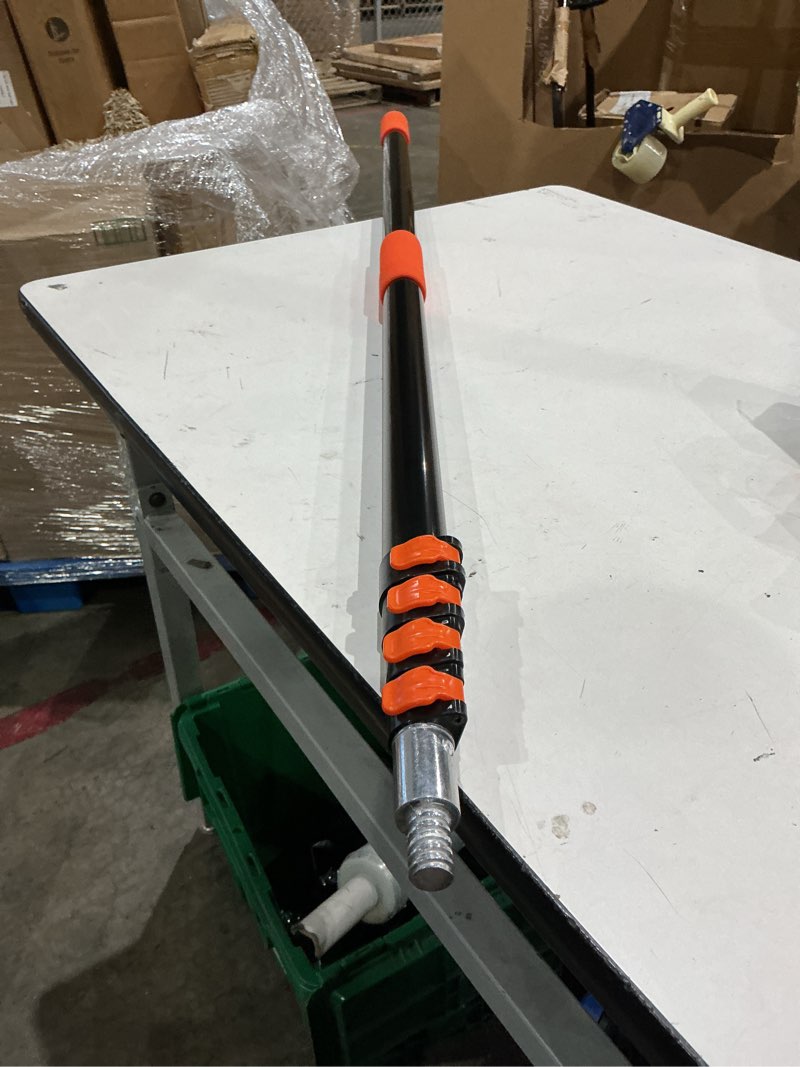 Condition photo showing Good Condition for 5-29ft telescopic extension pole, flip-lock & screw dual locking extendable pole, multi-purpose paint roller extension pole for painting & cleaning