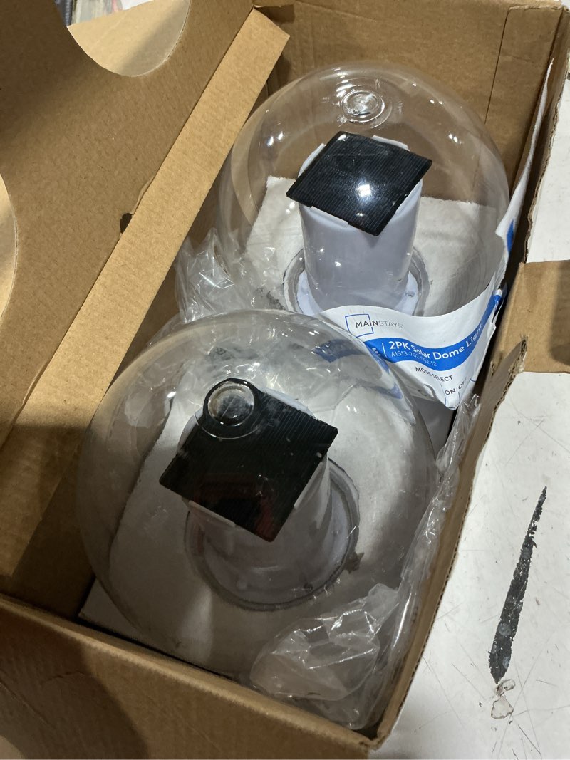 Condition photo showing Good Condition for mainstays 2 pack flickering flame solar floating ball lights