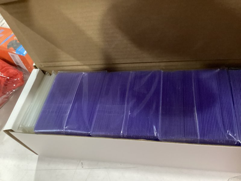 Condition photo showing New/Like New for 400 Card Sleeves Top Loaders for Cards - 3" x 4" Toploader, 35pt Hard Card Sleves for Trading Cards, Baseball, Sports Collectibles (200 Hard Toploaders + 200 Soft Penny Sleeves) 200ct Toploaders+200ct Penny Sleevers