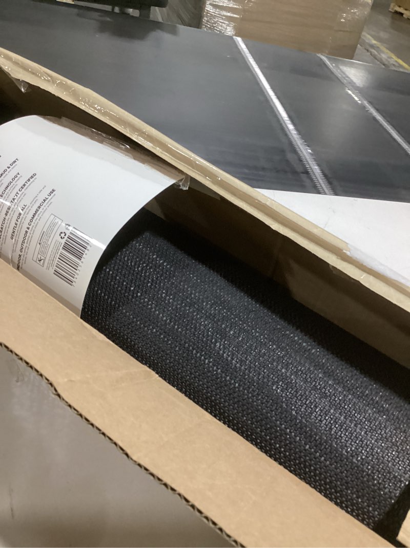 Condition photo showing Good Condition for muddy mat® mesh quick-dry door mat – heavy-duty, dirt trapper for outdoor & indoor use, ideal for entrance, mudrooms, patios, and garages, low-profile, non-slip, washable – brown 23"x35"x0.4" 23" x 35" brown