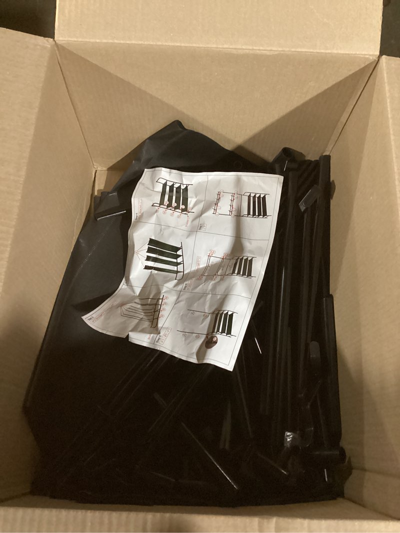 Condition photo showing Good Condition for Coat Rack Shoe Rack With Storage Shelf Freestanding with 8 Hooks for Entryway Bedroom Closet 4 Tier, Black Black 4Tiers