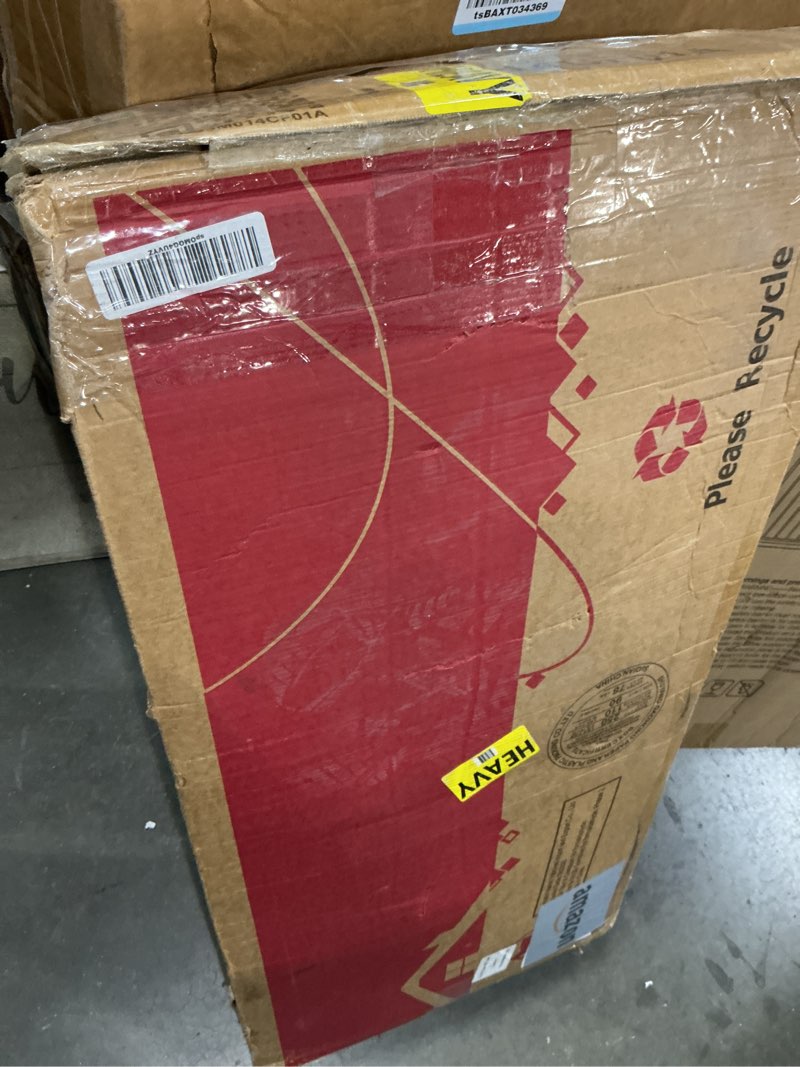 Condition photo showing Good Condition for Vabches Over The Toilet Storage Cabinet, Farmhouse Storage Cabinet Over Toilet with Barn Door, Home Space-Saving Toilet Rack, for Bathroom, Restroom, Laundry?Black?. Black Barn Doors