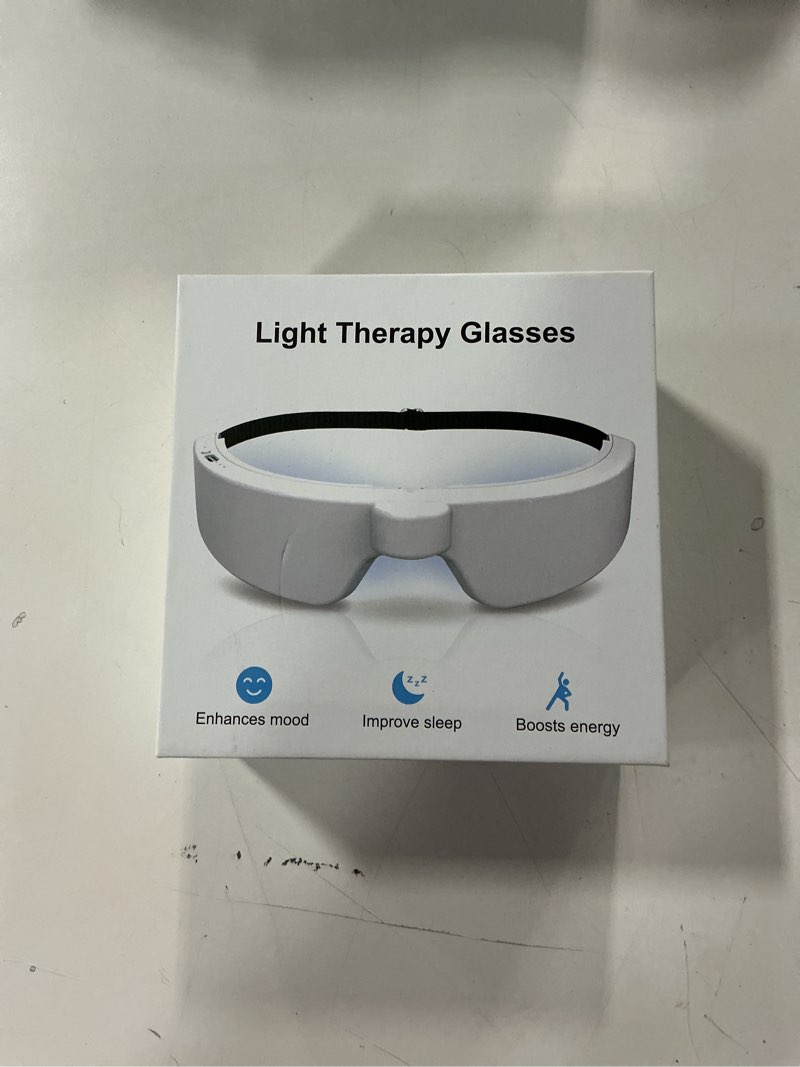 Light Therapy Glasses, Portable & Wearable UV-Free Blue Light Therapy Lamp, Natural Relief for Good 