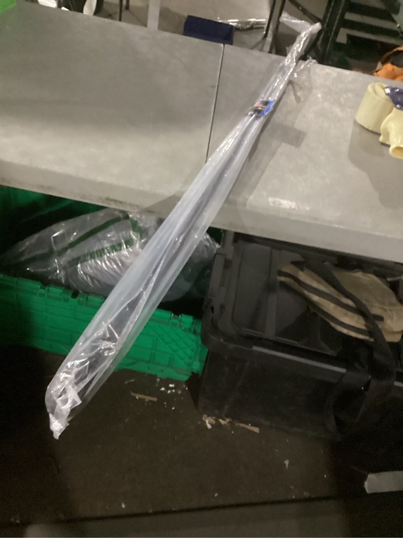 Condition photo showing New/Like New for ANLEY 56" Pine Wooden House Flagpole - For Sleeve House Flags (28" x 40") - Wood Flag Pole with Tangle Free Design, Rotating Rings and Anti-Wrap Tube (Black) For House Flag (28"x40") Black