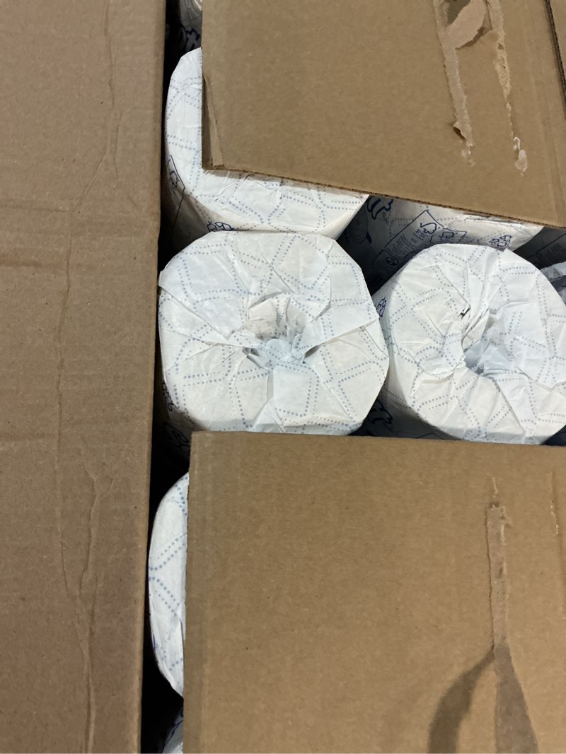 Condition photo showing Good Condition for scott professional 100% recycled fiber standard roll bulk toilet paper (13217), 2-ply, elevated design, white, individually wrapped (80 rolls of 473 sheets, 37,840 sheet total)