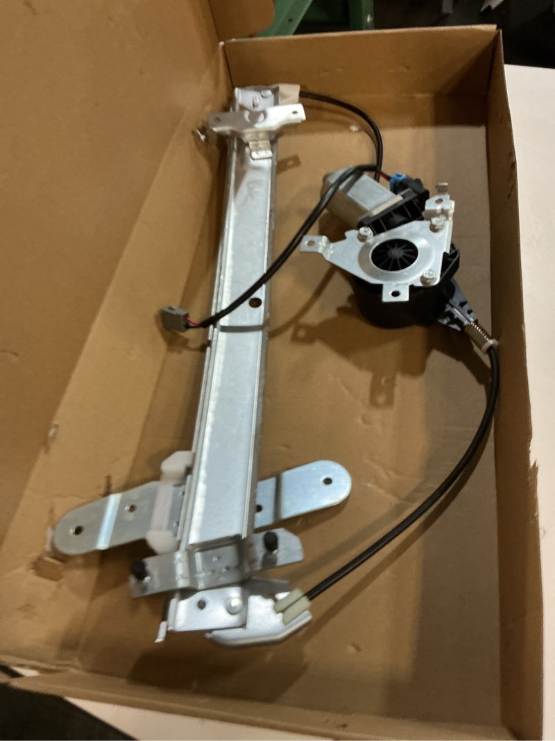 Condition photo showing New/Like New for front passenger side power window regulator with motor assembly compatible for ford crown victoria mercury grand marquis 1992-2011 marauder 2003-2004 right replace 741-665 660235 11a89