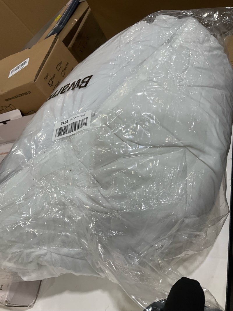 Condition photo showing As Is for Bwarm Premium Multi-Zone Heated Mattress Pad Full Size, 54" x 75", 9 Heat Settings, 1-12 Hours Auto Off, Individual Body and Feet Settings, Removable Comfort Layer, Machine Washable