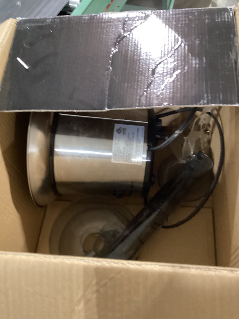 Condition photo showing As Is for XPOWER P-230AT Mini Mighty 1/4 HP 925 CFM Centrifugal Air Mover, Carpet Dryer, Floor Fan, Blower, Stackable, Daisy Chain, for Water Damage Restoration, Janitorial, Plumbing, Home Use