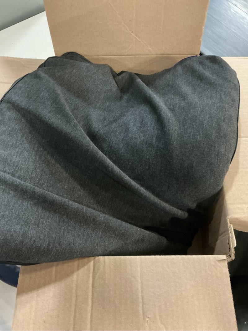 Condition photo showing As Is for purple royal seat cushion - seat cushion for the car or office chair - temperature neutral grid