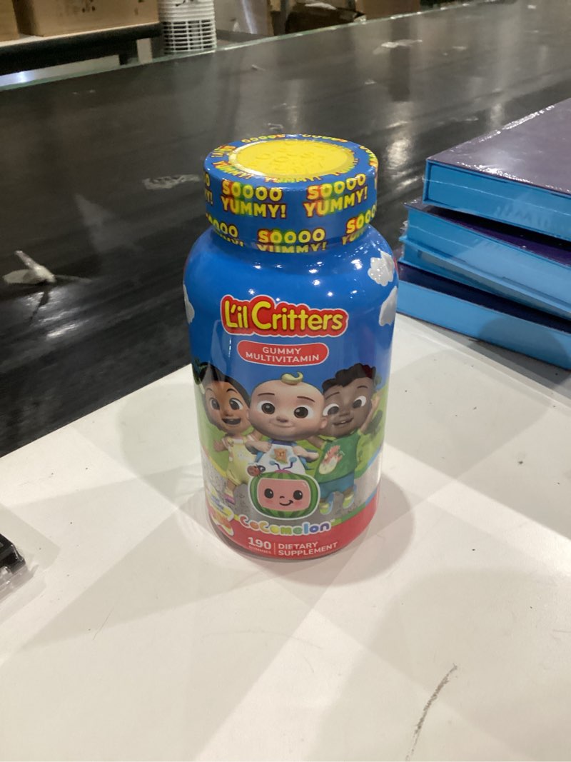 Condition photo showing New/Like New for SIMILAR TO NOT EXACT L’il Critters Paw Patrol Gummy Vites Daily Gummy Multivitamin for Kids, Vitamin C, D3 for Immune Support Cherry, Orange and Blueberry Flavors, 190 Gummies