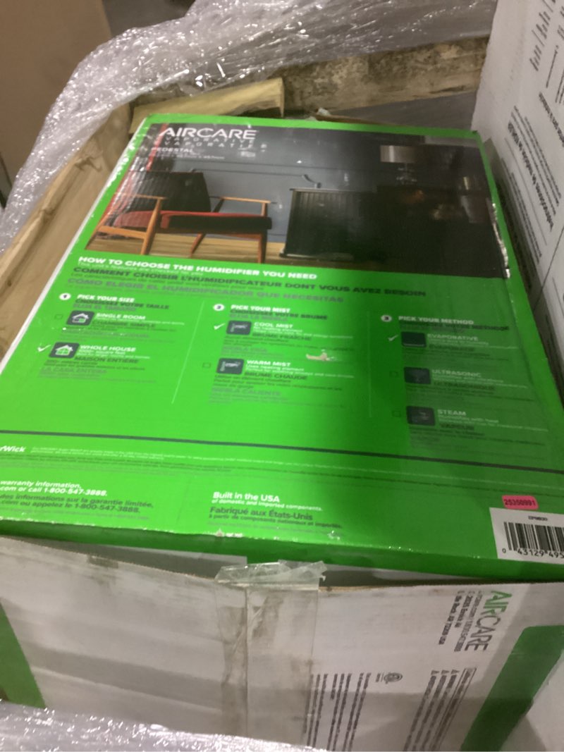 Condition photo showing As Is for Essick Air EP9800 3.5 Gallon 2000 Square Feet Digital Humidifier