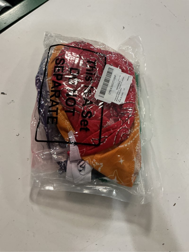 Condition photo showing Good Condition for foaincore 8 pack do rag skull caps for men sweat wicking doo rags cooling helmet liner cycling motorcycle bandana multicolor paisley style