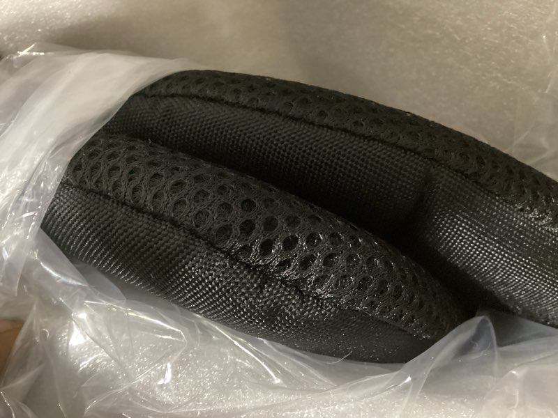 Condition photo showing Good Condition for Dual-Backrests Ergonomic Stadium Seats with Back Support and Cushion,Portable Bleacher Chair with Cup Holder and Shoulder Strap,Folding Stadium Seat with 6Reclining Back for Sports Events and Concerts Dark Black-2pc