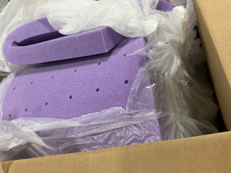 Condition photo showing As Is for BDEUS 2 inch Mattress Topper, Cooling Gel Memory Foam Bed Topper for Pressure Relief and Back Pain, CertiPUR-US Certified, Dorm Essentials, Queen Queen 2 inch