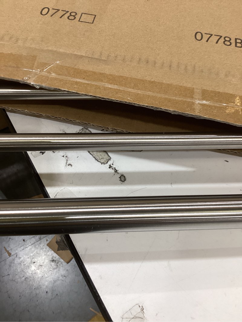 Condition photo showing New/Like New for Honey-Can-Do Collapsible Laundry Drying Rack, Sturdy Steel, Foldable & Portable Clothes Drying Rack, Space-Saving Design, Indoor & Outdoor Drying, Ideal for Laundry Room 50lb Capacity, Silver