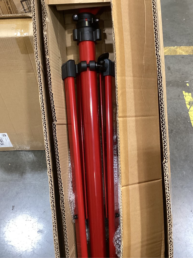 Condition photo showing Good Condition for bike repair stand, heavy duty bicycle maintenance stand made with lightweight aluminum steel, folding mechanic workstand with adjustable height & 360° clamp, portable tool tray included for road bike, e bike, mountain bike red