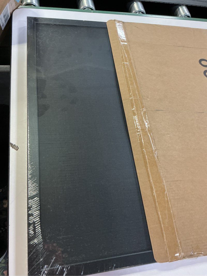 Condition photo showing Good Condition for Cork Board with Linen Black,Bulletin Board 30"x20",Corkboards for Office Home School Message Board or Vision Board Decoration. Black 30" x 20"