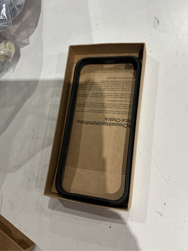 Condition photo showing Good Condition for rhinoshield bumper case compatible with [iphone 16 pro max] | crashguard - shock absorbent slim design protective cover 3.5m / 11ft drop protection - black iphone 16 pro max black