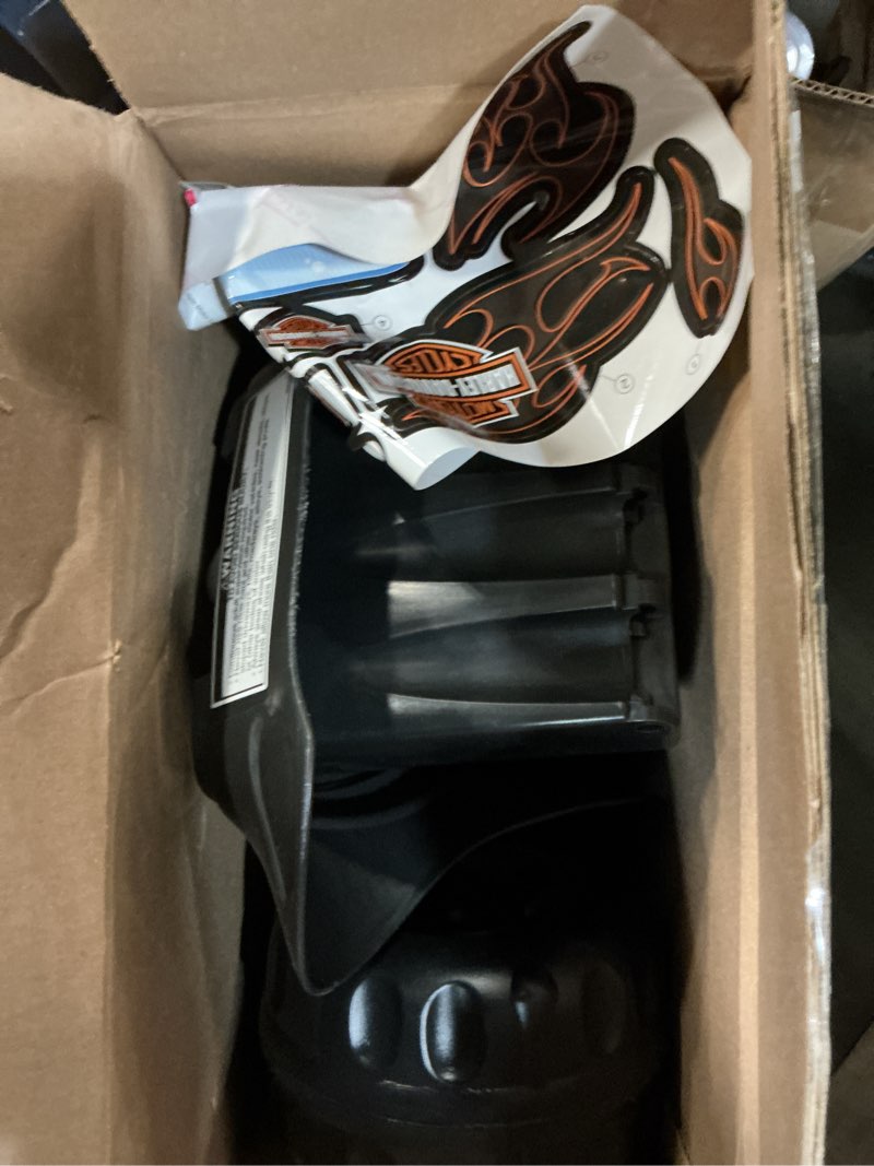 Condition photo showing As Is for fisher-price harley-davidson motorcycles tough trike