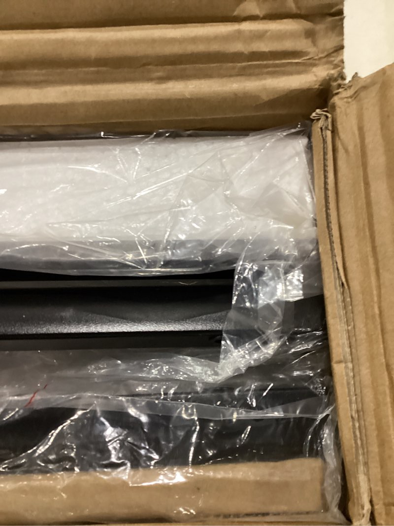 Condition photo showing New/Like New for 10 inch full metal bed frame round corner low platform bed frames 3000 lbs heavy duty steel slats support mattress foundation no box spring needed, noise free, easy assembly, black