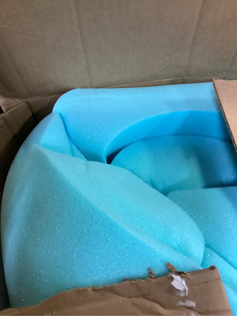 Condition photo showing Good Condition for valuxe twin xl mattress topper 4 inch cooling gel memory foam, certipur-us certified topper & pad for back pain relief, soft breathable bedding with pressure relief (blue) twin xl 4 inch
