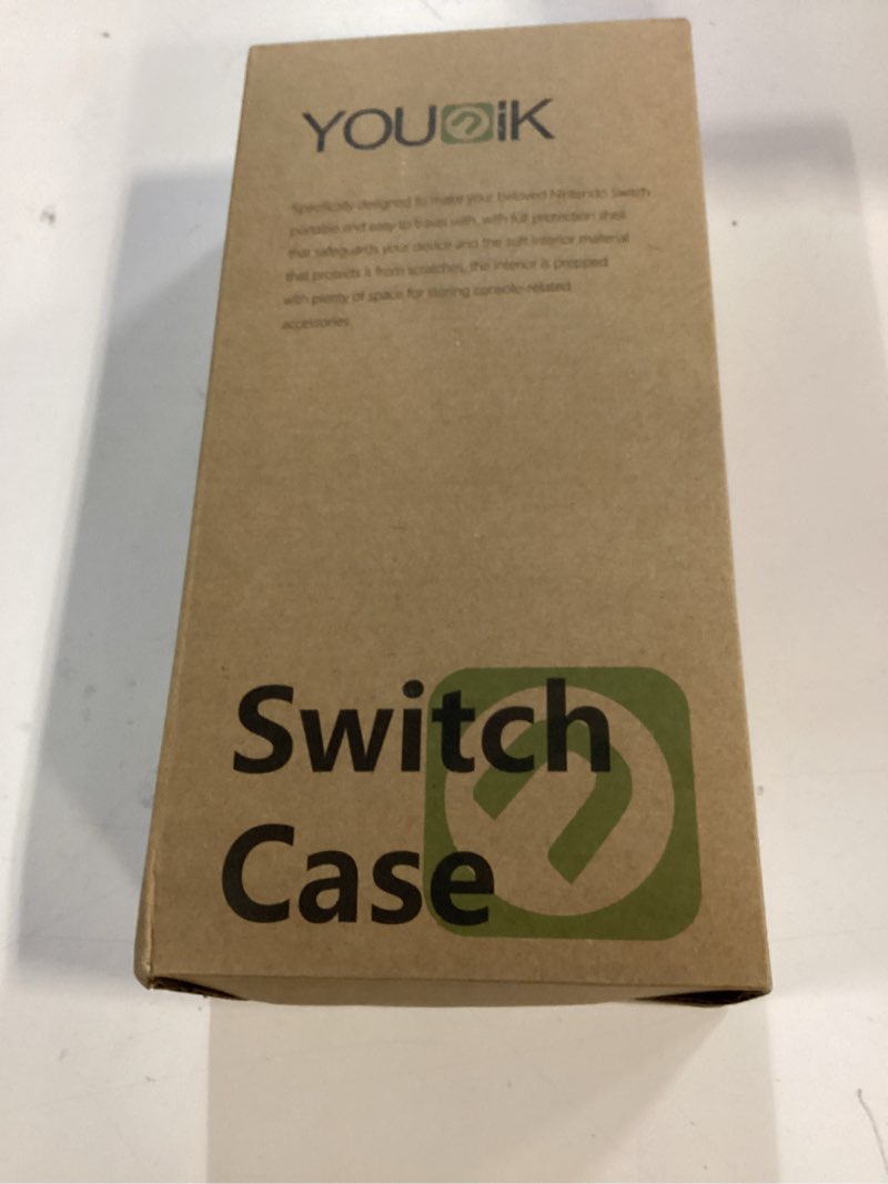 Condition photo showing New/Like New for Younik Switch 2 Case Compatible with NS Switch 2 (2025), Carrying Case with 19 Game Card Slots, 4 in 1 Switch 2 Accessories Includes Shoulder Strap, Wrist Strap & Stickers (Purple) Purple For Switch 2(2025)