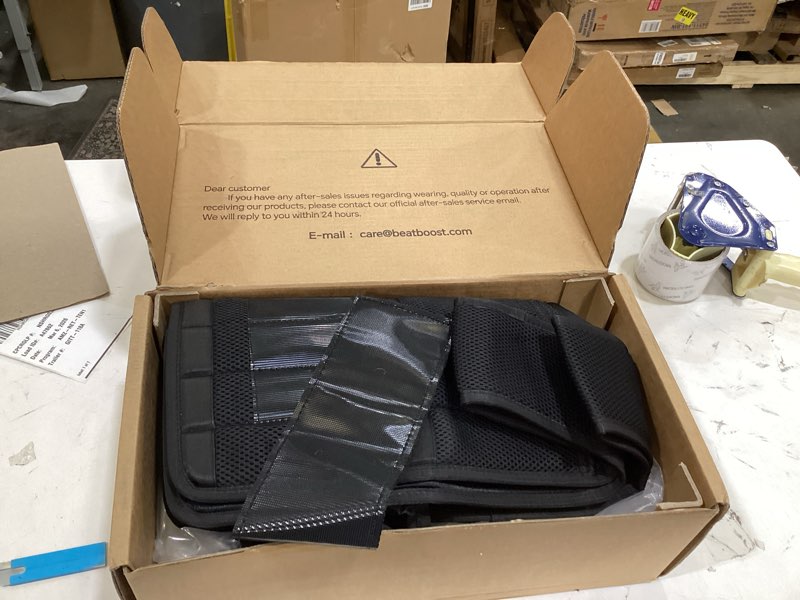 Condition photo showing Good Condition for Weighted Vest for Men Women 20lb/30lb/40lb/50lb/60lb Adjustable Weight Vest with Steel Plates Weights for Walking Strength Training Running Workout 20LB Black