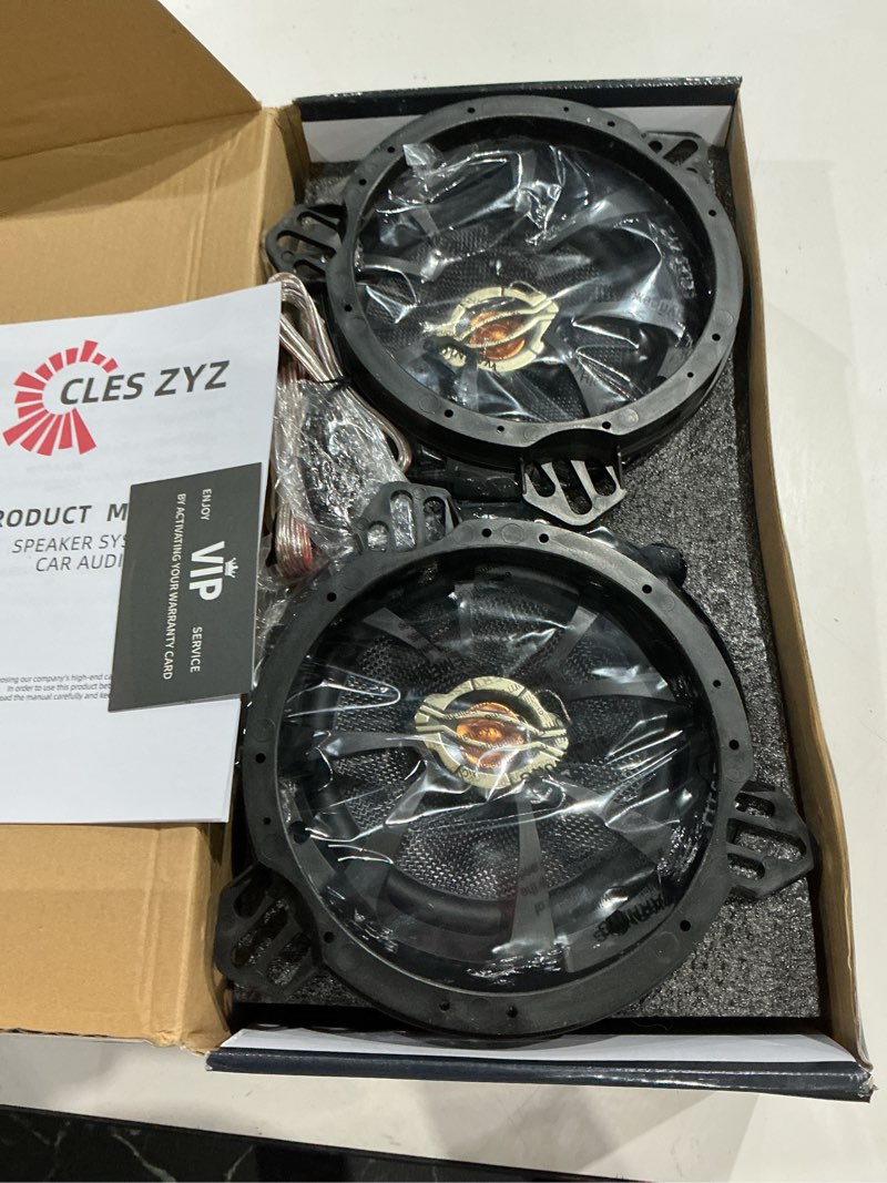 Condition photo showing Good Condition for 2026 upgraded 6.5 inch car speakers, 800w max, 200w rms, 4 ohm, 6.5 speakers compatible with universal fit for most cars, 30 minutes easy install - turn your car into a concert hall(pair)