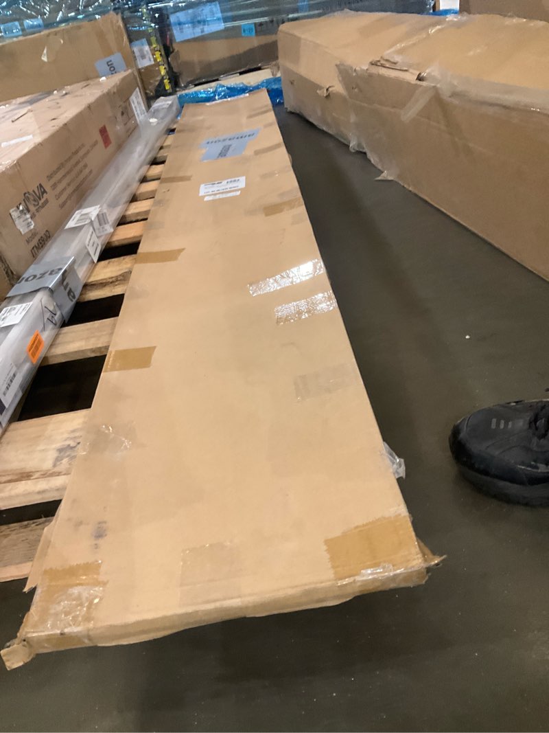 Condition photo showing As Is for Extreme Max 3005.5278 Hinged Aluminum Trailer Door Slider Plate - 84"