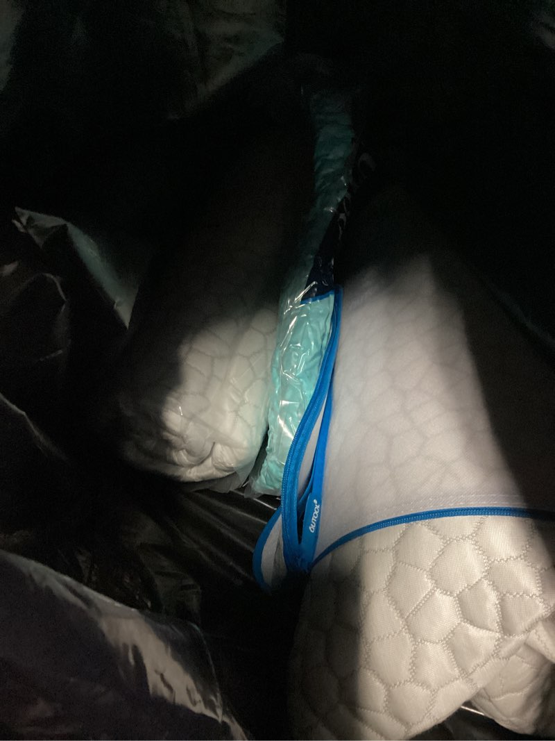 Condition photo showing Good Condition for qutool cooling pillow for sleeping, certipur-us shredded memory foam queen pillows set of 2, cool pillow for hot sleepers adjustable firm pillow for side, back, stomach sleepers soft yet support,white white-cooling basic queen(pack of 2)