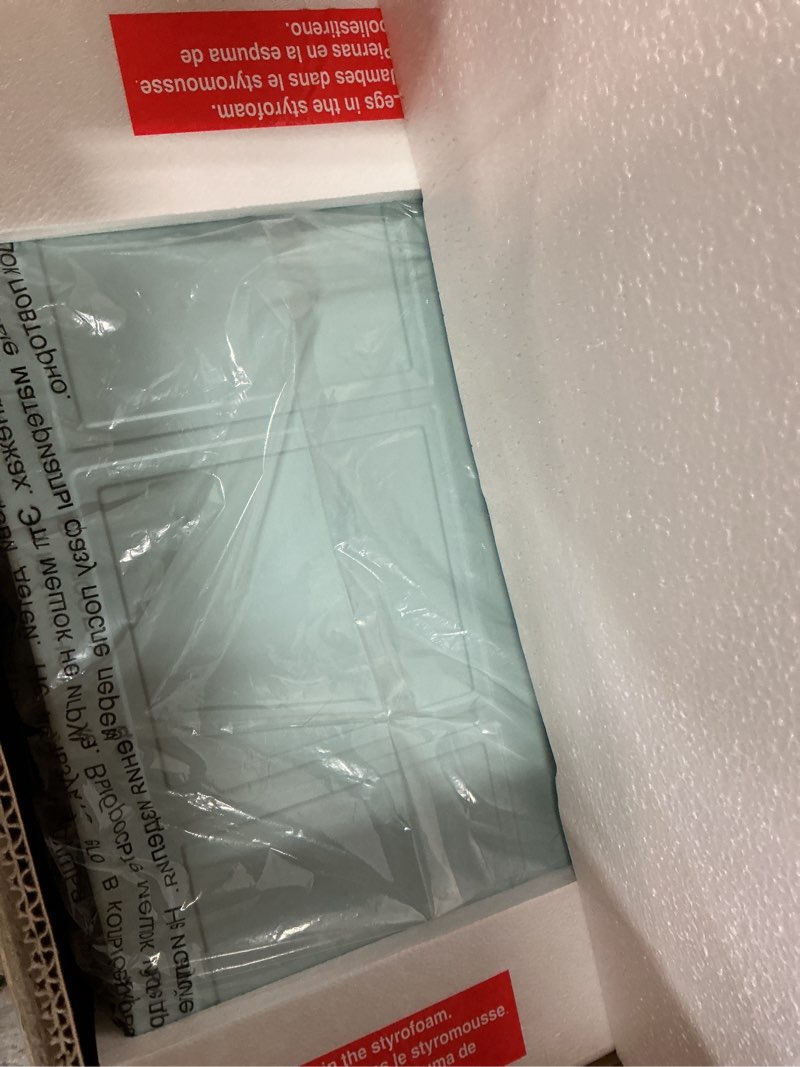 Condition photo showing As Is for duraflame Infrared Quartz Electric Stove Heater - DFI-591-11 - Sky Blue