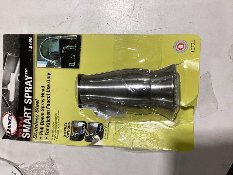 Condition photo showing Good Condition for danco smart spray stainless steel faucet spray head