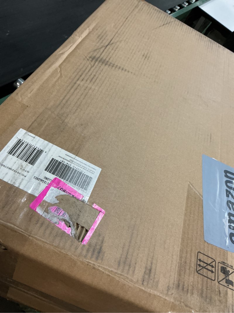 Condition photo showing Good Condition for KOHLER 13-Gallon Stainless Steel Step Trash Can, White Stainless Steel, Hands-Free Pedal, Quiet-Close Lid, Fingerprint-Resistant, Durable, K-20940-STW