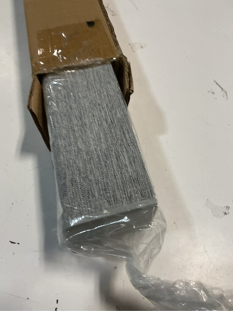 Condition photo showing Good Condition for persilux light filtering roller shades for window blinds,cordless,linen fabric,thermal insulated fabric uv protection shades for home,office,bedroom,door,light filtering-grey,25" w x 72" h 25"w x 72"h light filtering-grey