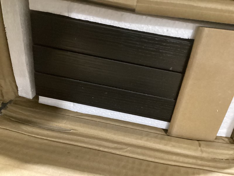 Condition photo showing Good Condition for amada homefurnishing 47.2" l floating shelves, wall shelves set of 3 for bathroom/living room/bedroom/kitchen, black floating shelves for wall decor with invisible brackets - amfs55b black 47.2 inches