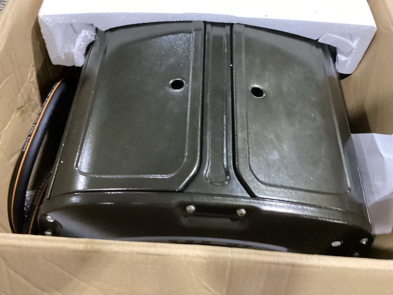 Condition photo showing Good Condition for giraffe tools sw5 metal hose reel box, heavy duty garden hose storage reel hideaway, crank handle, 150ft 5/8" hose capacity, green 150 ft capacity (hose reel only)