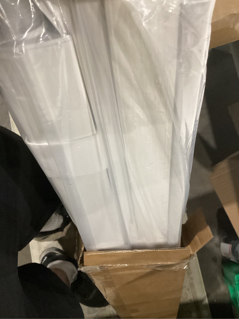 Condition photo showing Good Condition for LazBlinds No Tools No Drill Cordless Cellular Shades, Top Down Bottom Up (TDBU) Honeycomb Shades for Home, Light Filtering Thermal Insulation Blinds for Windows, 30" W x 64" H, White Light Filtering - White 30" W x 64" H