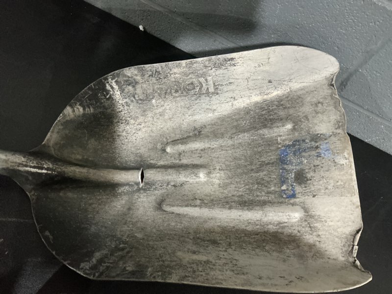 Condition photo showing As Is for kobalt 20.5-in fiberglass d-handle digging shovel