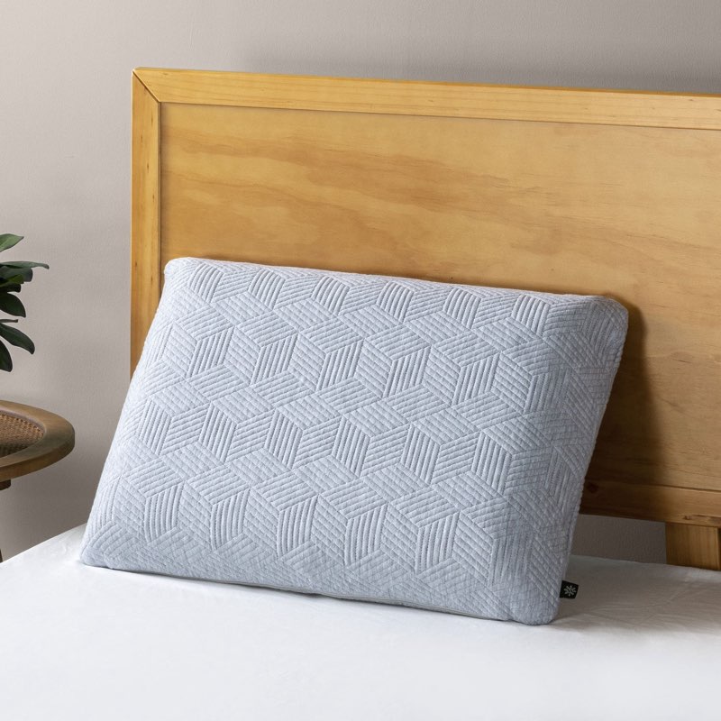 zinus night therapy graphite cooling memory foam pillow