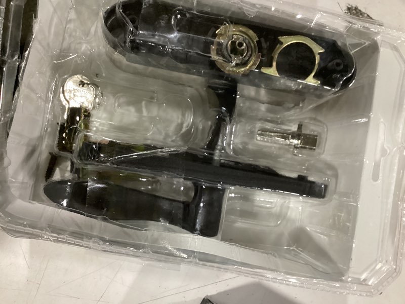 Condition photo showing Good Condition for wright products storm door matte black lockable storm door replacement handleset