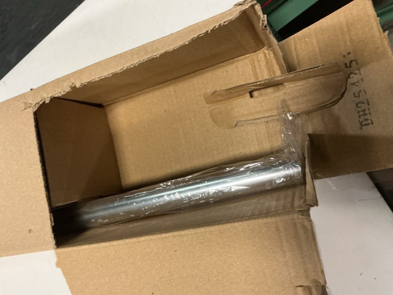 Condition photo showing As Is for moen bp6918ch madison 18-inch towel bar, chrome 18 inch chrome