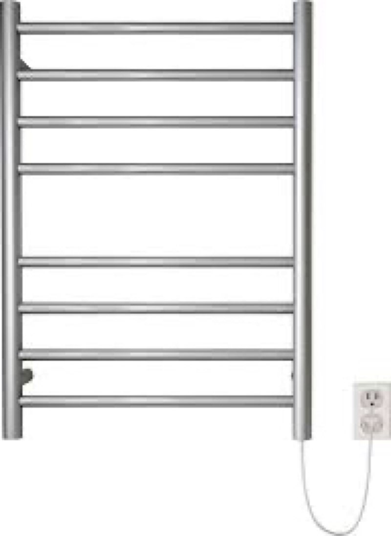 SHARNDY Electric Towel Warmer - Wall Mounted Bathroom Heated Towel Rack, Plug-in Design & Brushed St