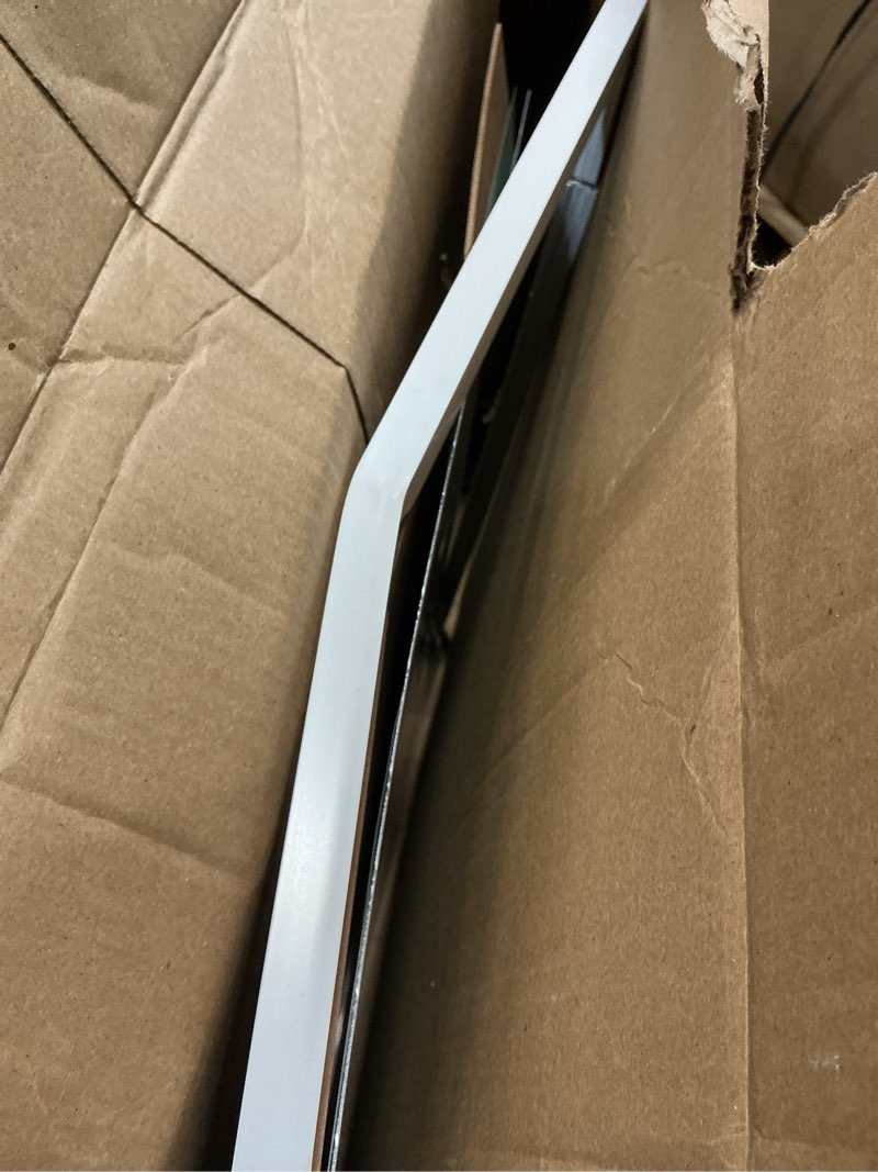 Condition photo showing As Is for lavie home 24x24 picture frame, square poster frame with high definition plexiglass, horizontal or vertical wall gallery 24 x 24 frames suitable for photos, artworks, posters,puzzle, black 1pc